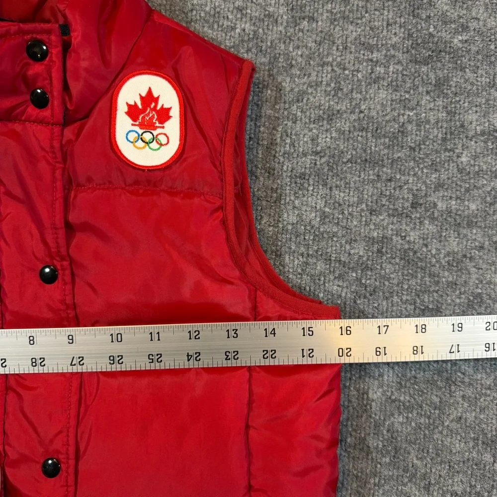 HBC Hudson's Bay Co. Girls' 10 - 12‎ Red TEAM CANADA Olympics Puffer Vest